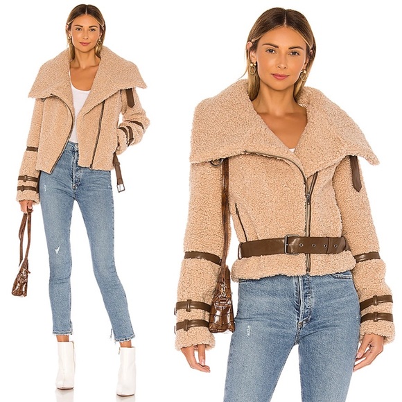 Tularosa Jackets & Blazers - Tularosa Bailey Moto Jacket in Camel